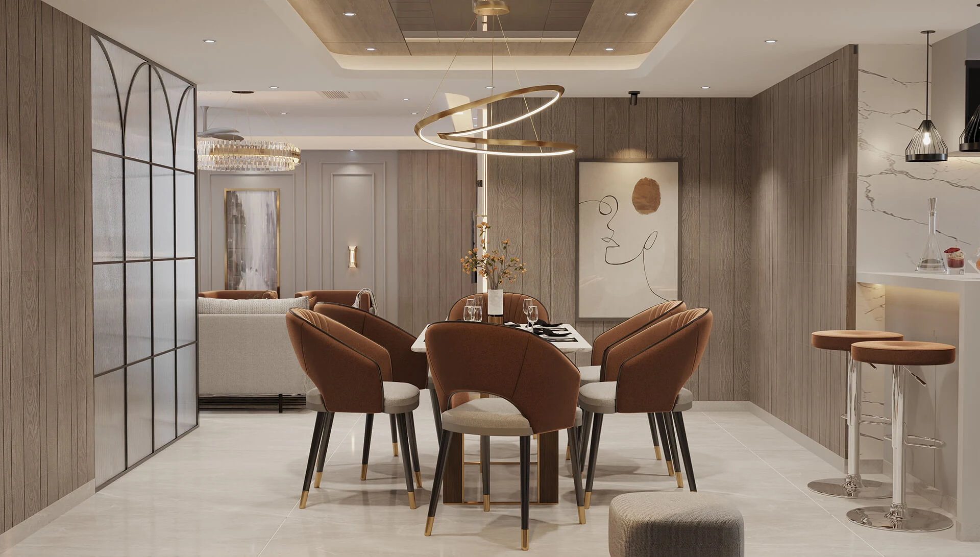 باقة التشطيبات الفاخرة: تشمل أرقى التشطيبات والديكورات الفاخرة. تتضمن خدمات متميزة وتفاصيل دقيقة للعملاء الذين يبحثون عن الفخامة والتميز. الباقة الأساسية (اللوكس): تعتبر الباقة الأساسية خياراً اقتصادياً يتضمن الأساسيات لتجهيز المساحات. تشمل أعمال بسيطة مقارنة بالباقات الأخرى مثل الجبس والطرطشة والدهانات البسيطة. مناسبة للذين يبحثون عن حلول اقتصادية دون الحاجة للتفاخر.